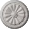 Ekena Millwork Olivia Ceiling Medallion (Fits Canopies up to 2 1/8"), 7 7/8"OD x 1 1/8"P, Ultra Pure White CM07OLUWF - alternate 1